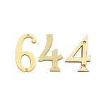 Export Quality Brass Letters & Numbers