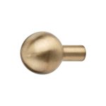 Polished Brass Cabinet Knob - Corrosion Resistant