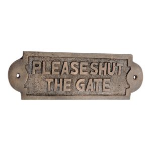 High-Quality Bronze Door Sign Plates