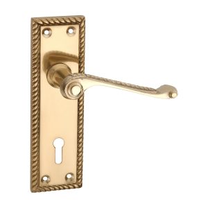 Luxury Brass Door Handles - Corrosion Resistant