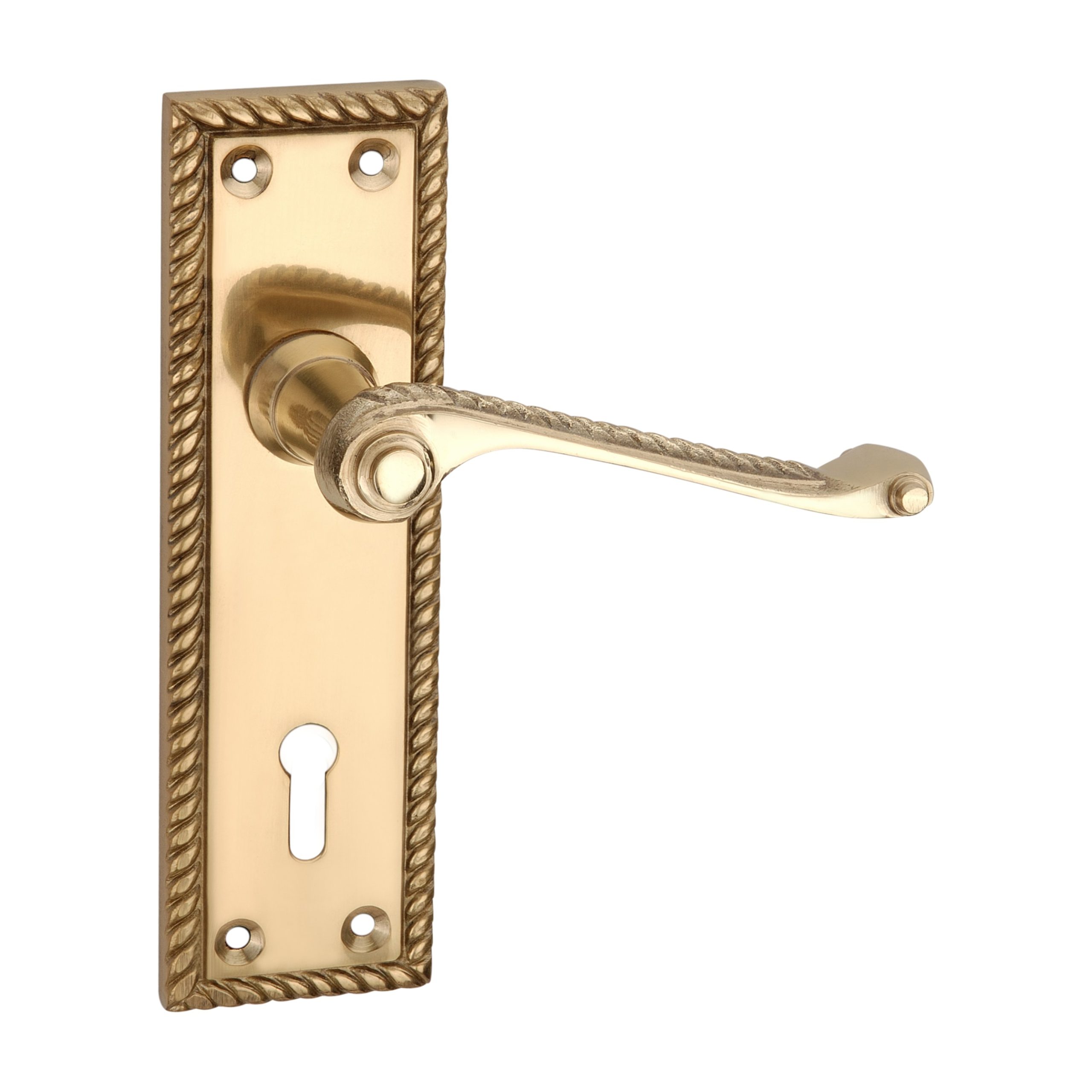 Luxury Brass Door Handles - Corrosion Resistant