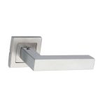 Designer Stainless Steel Lever on Rose Handles