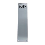 Premium Aluminium Door Push Plates