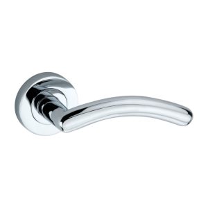 Premium Zinc Lever on Rose Door Handles
