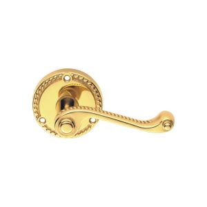 Premium Brass Lever on Rose Door Handles
