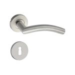 Stainless Steel Handle on Rose - Modern & Durable