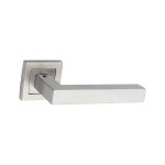 Designer Stainless Steel Handle on Rose