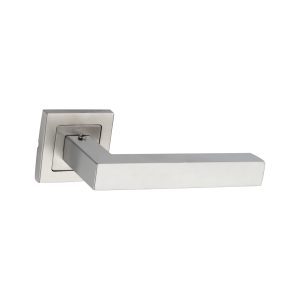 Designer Stainless Steel Handle on Rose
