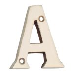 Brass Alphabets & Numbers - Premium Signage Hardware