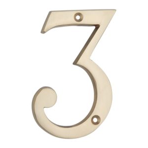 Polished Brass Door Numbers & Letters